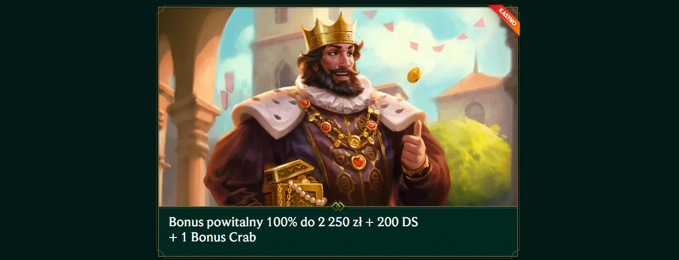 Casinia Bonus powitalny